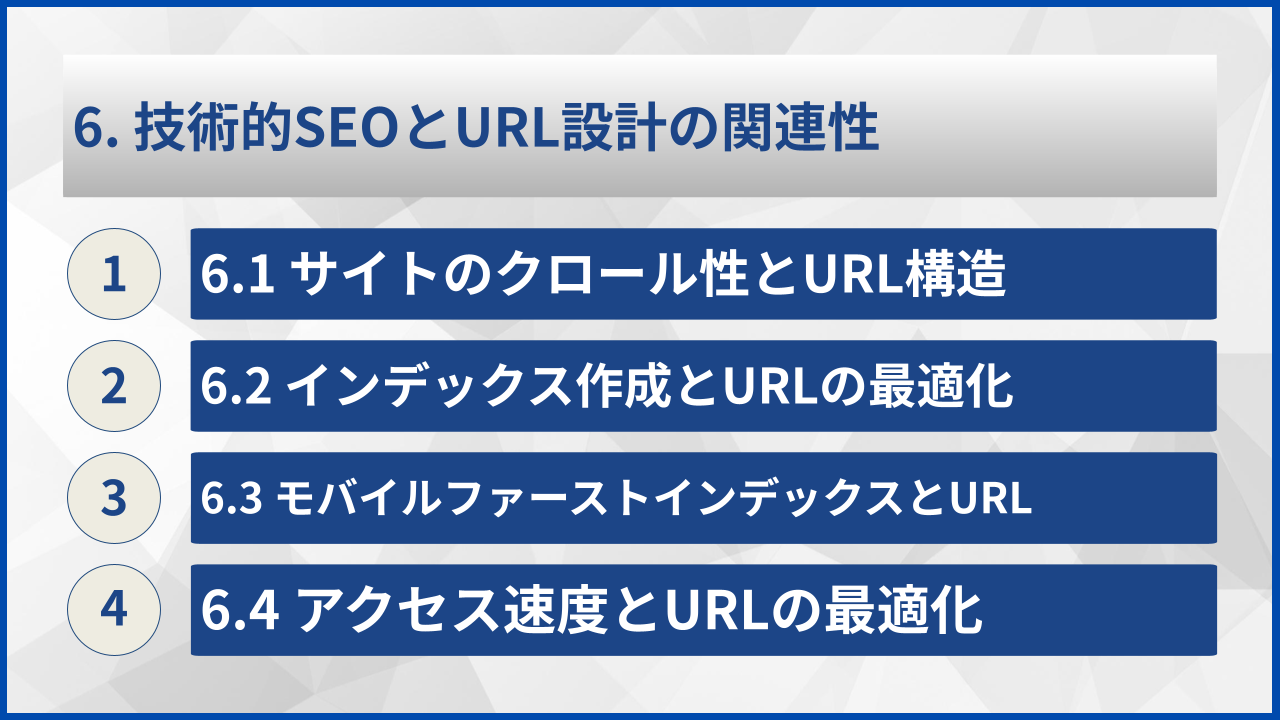 6. 技術的SEOとURL設計の関連性