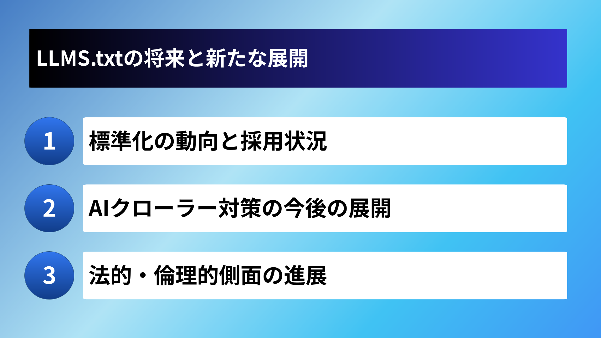 LLMS.txtの将来と新たな展開