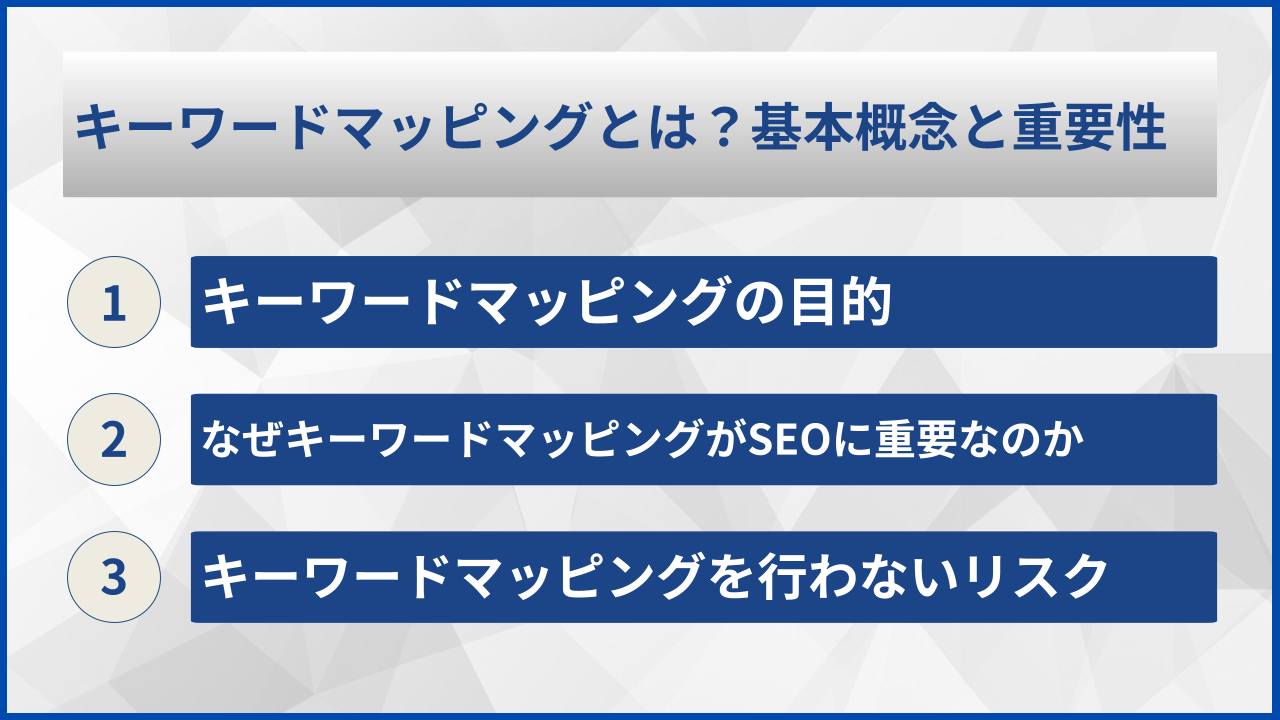 キーワードマッピングとは？基本概念と重要性