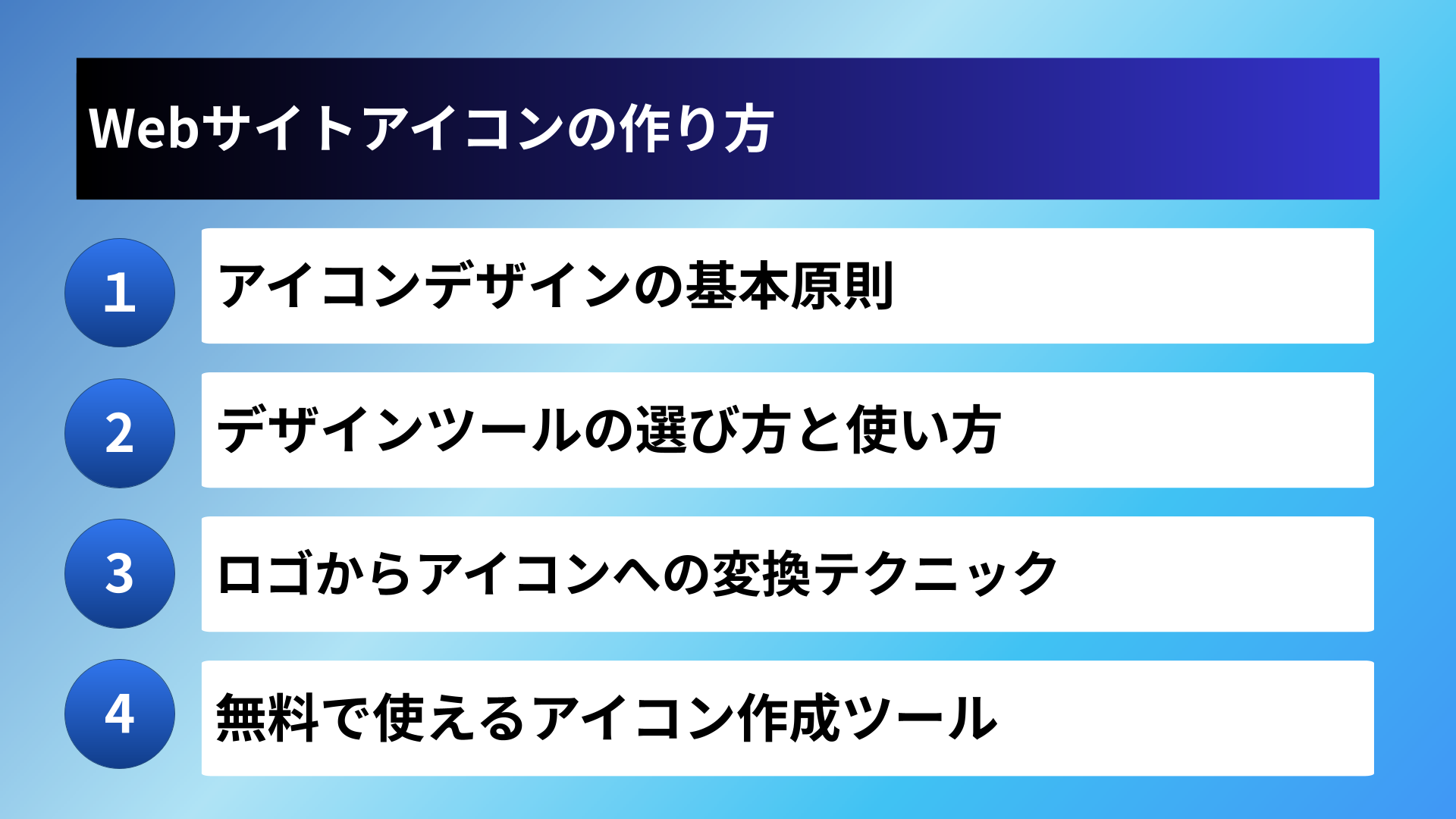 Webサイトアイコンの作り方