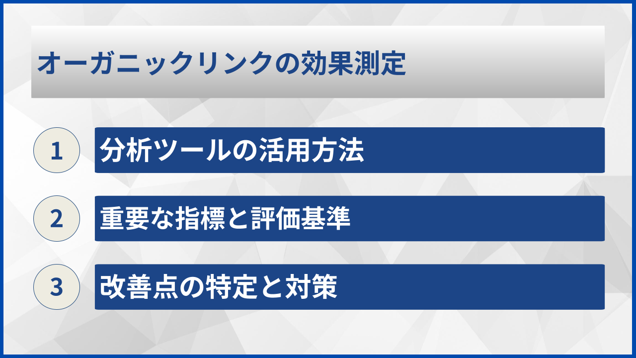 オーガニックリンクの効果測定