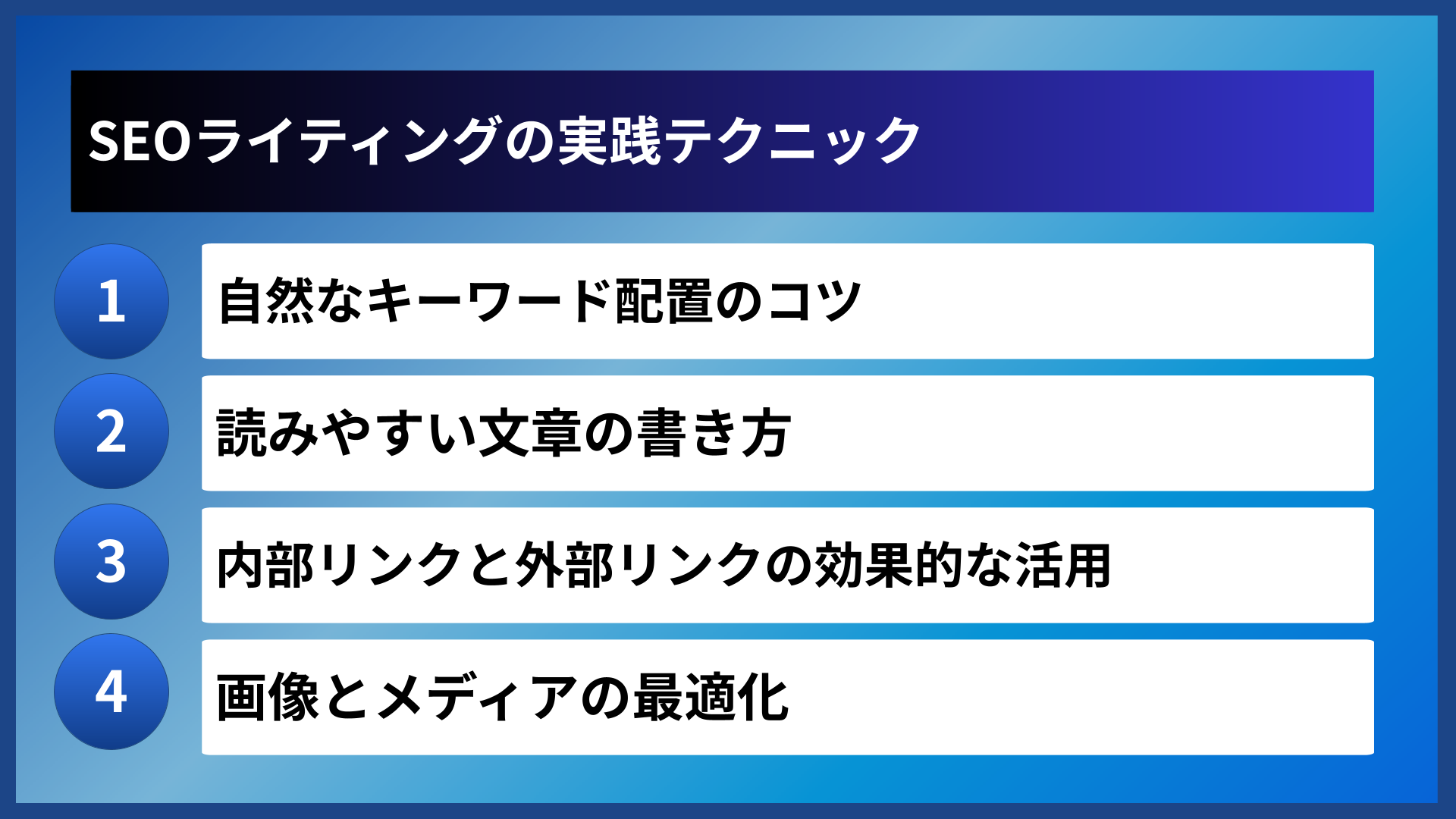 SEOライティングの実践テクニック