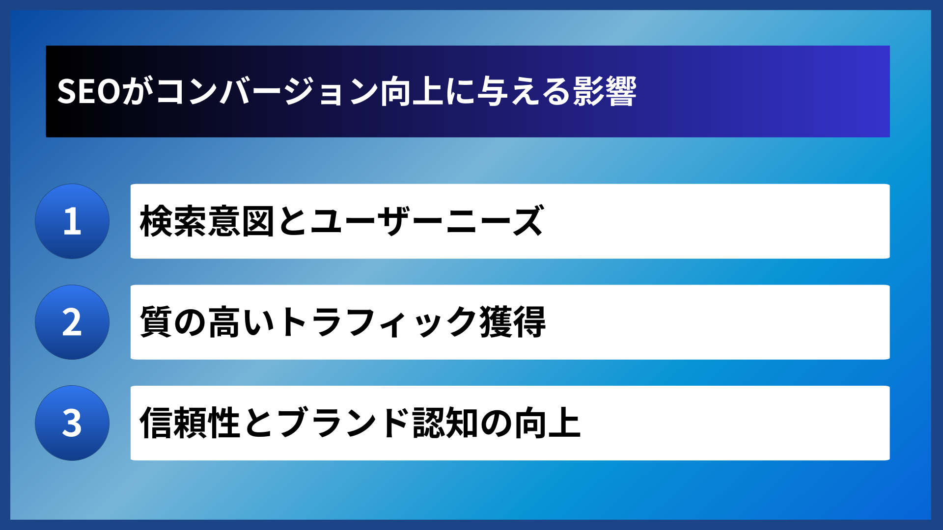 SEOがコンバージョン向上に与える影響