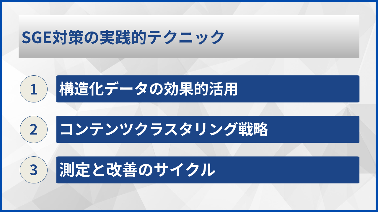 SGE対策の実践的テクニック
