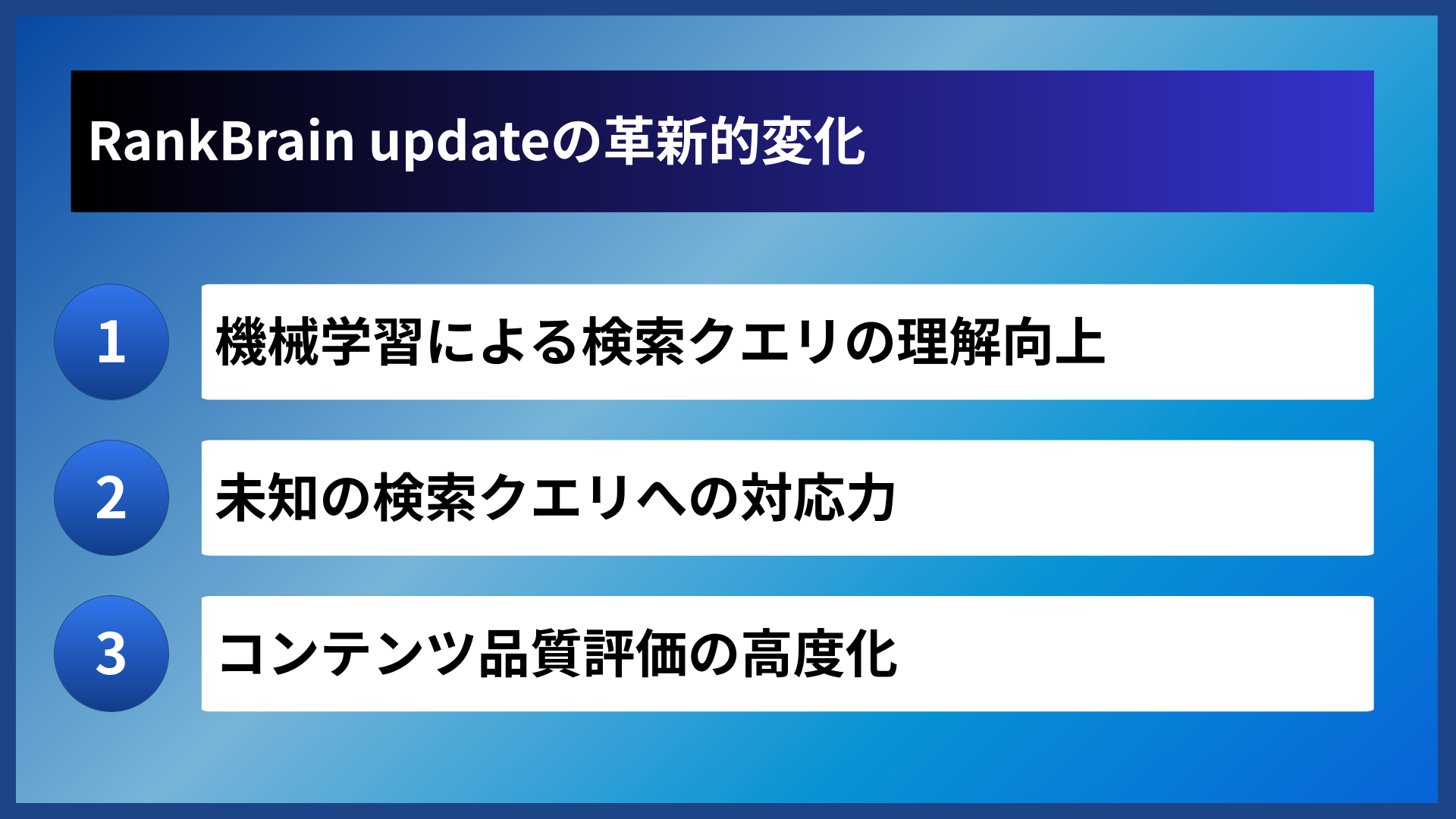 RankBrain updateの革新的変化