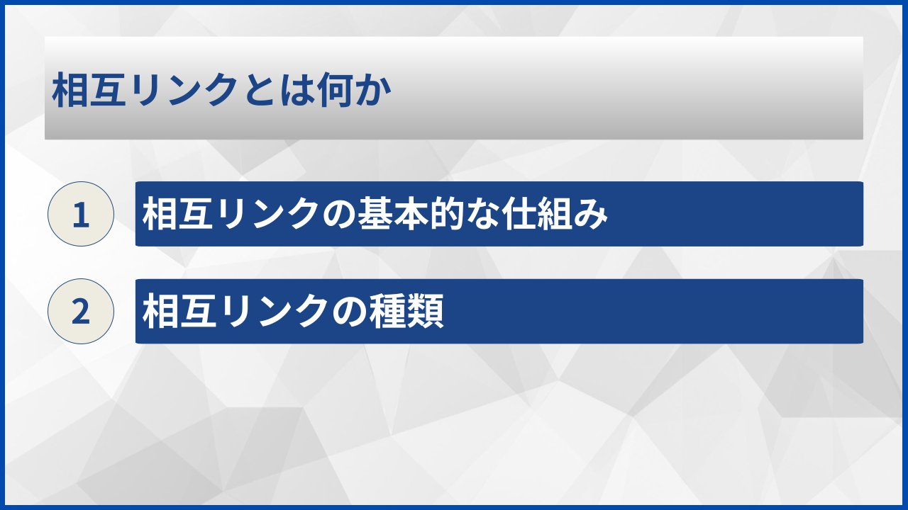 相互リンクとは何か