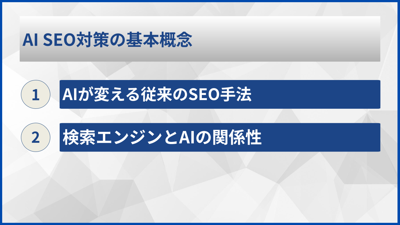 AI SEO対策の基本概念