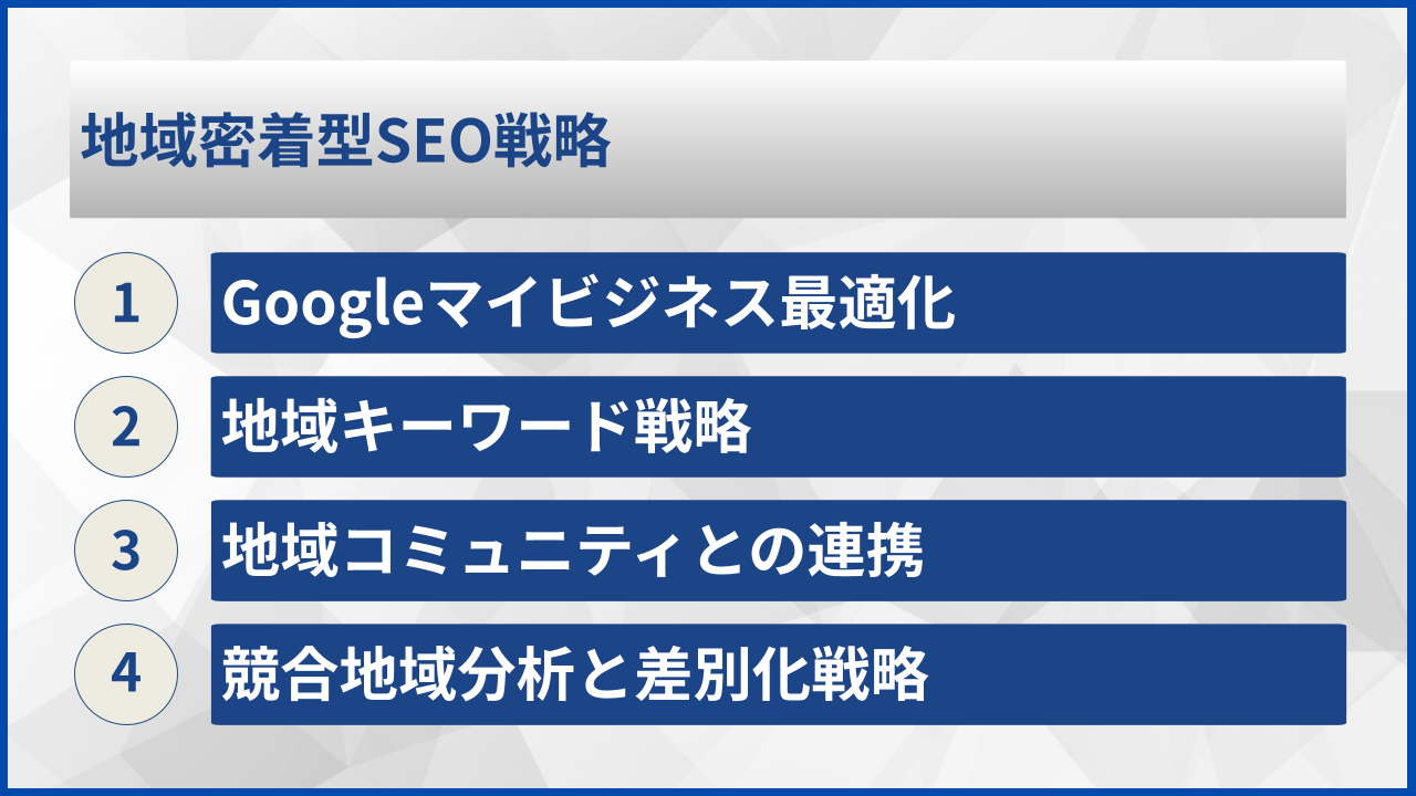 地域密着型SEO戦略