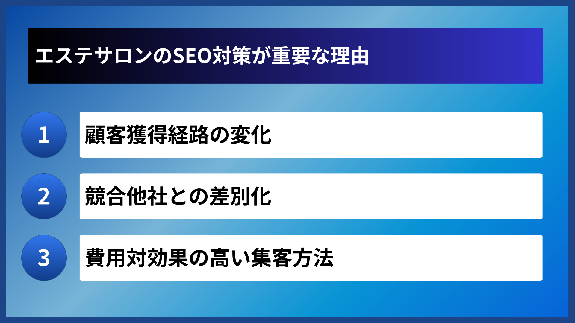 エステサロンのSEO対策が重要な理由