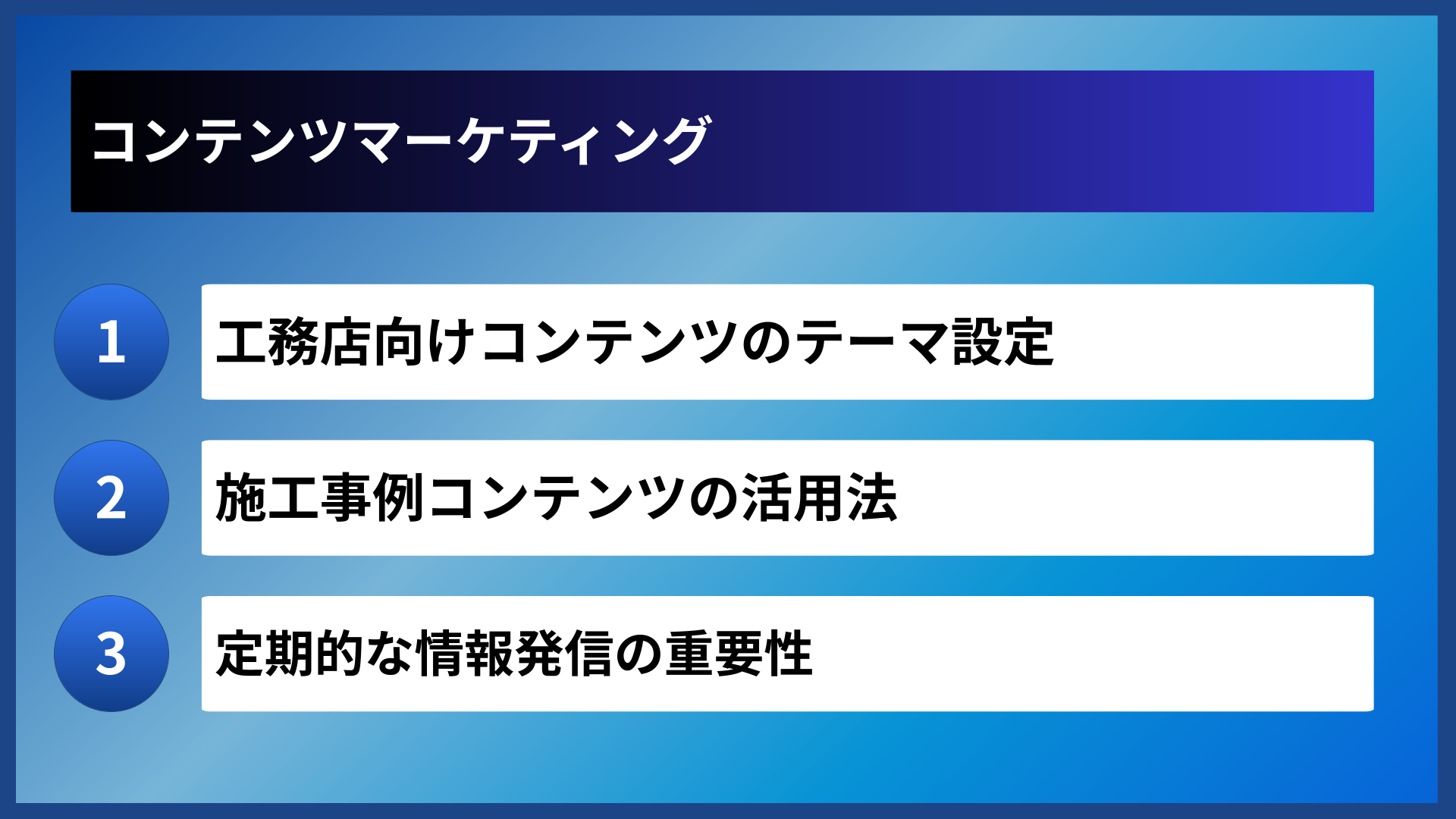 コンテンツマーケティング