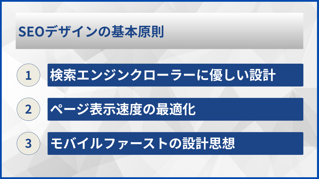 SEOデザインの基本原則
