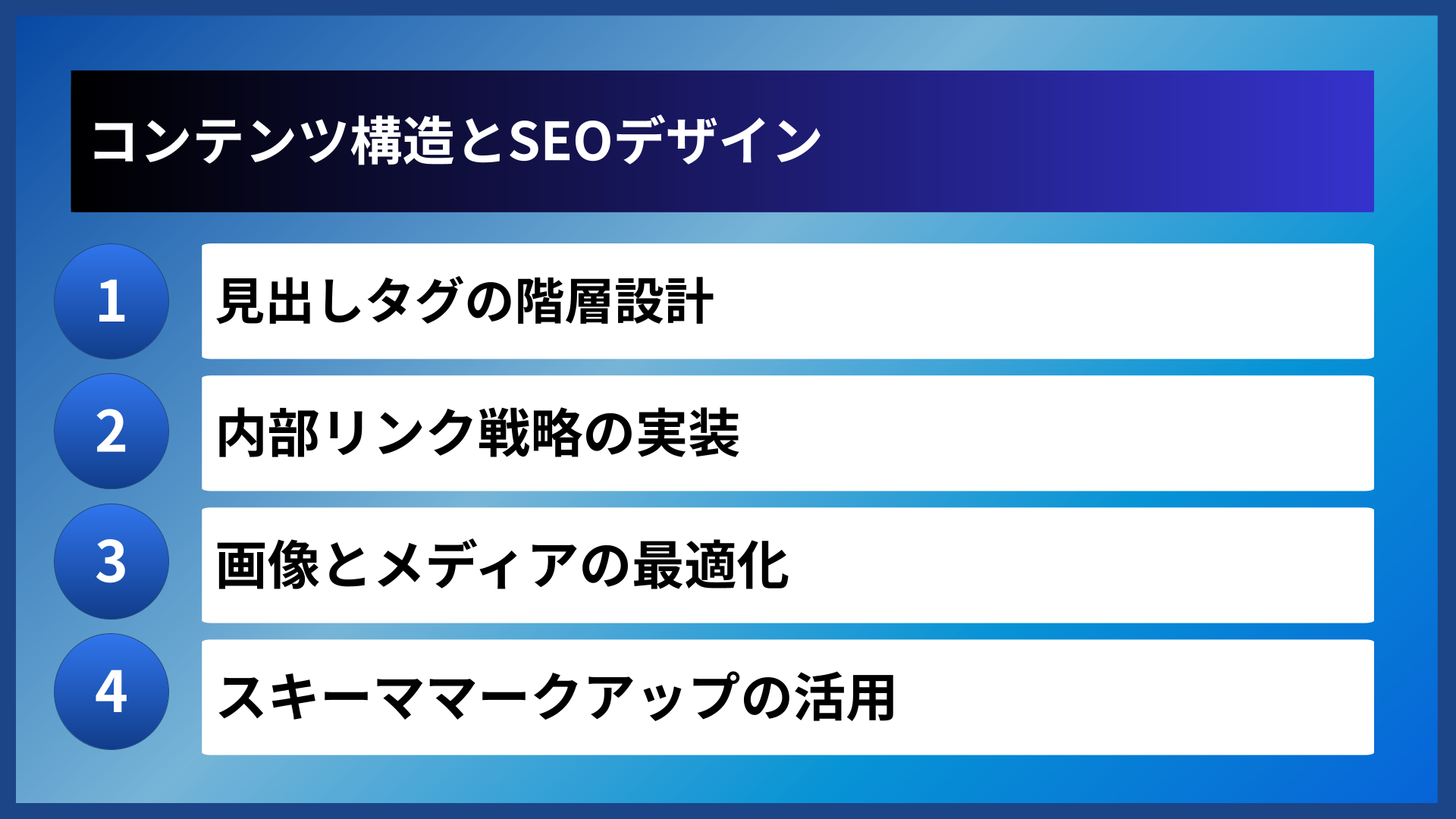 コンテンツ構造とSEOデザイン