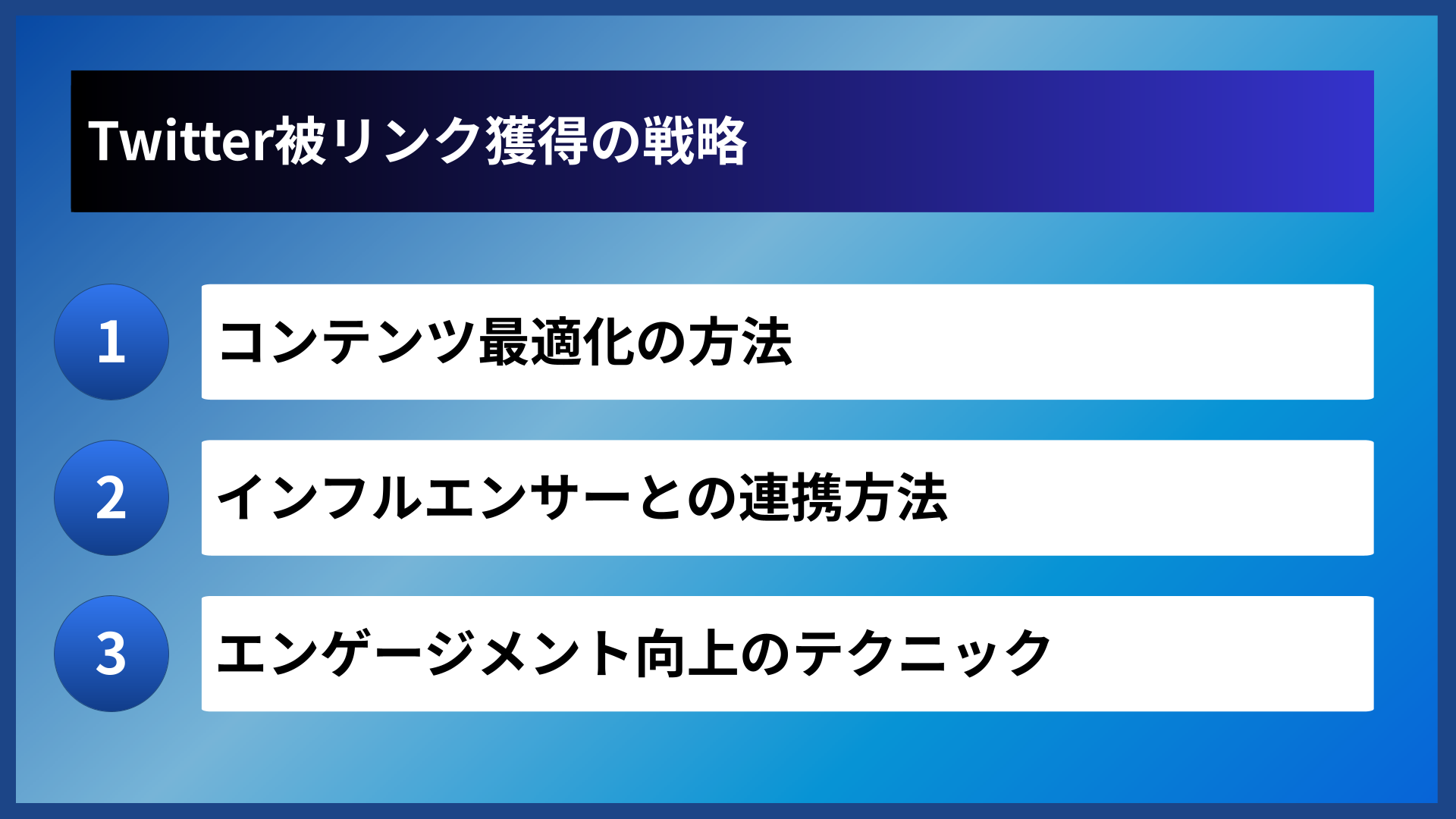 Twitter被リンク獲得の戦略
