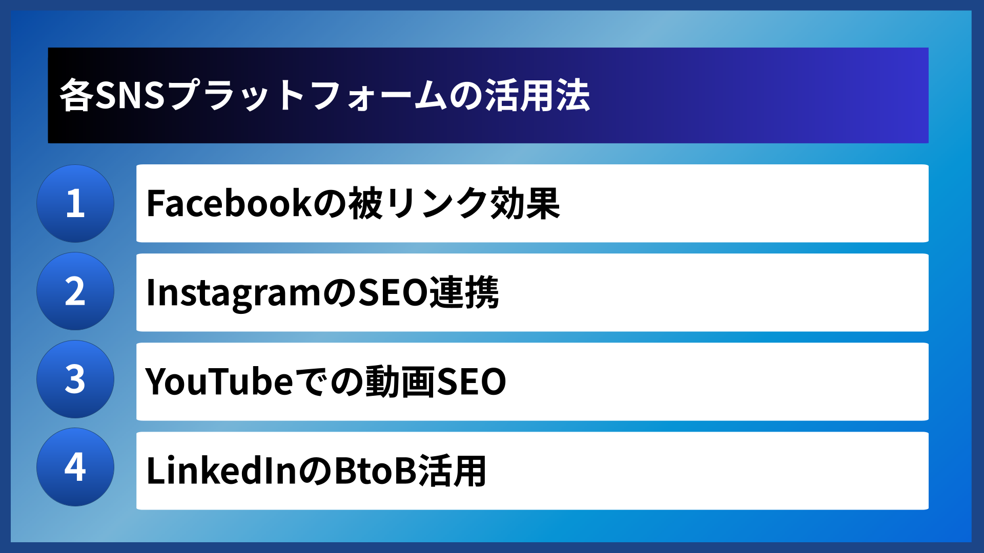 各SNSプラットフォームの活用法