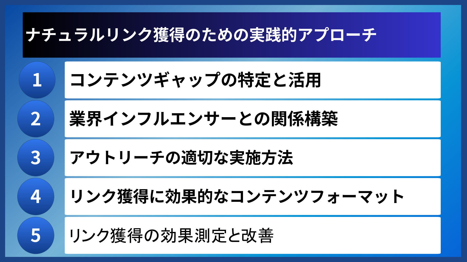 ナチュラルリンク獲得のための実践的アプローチ