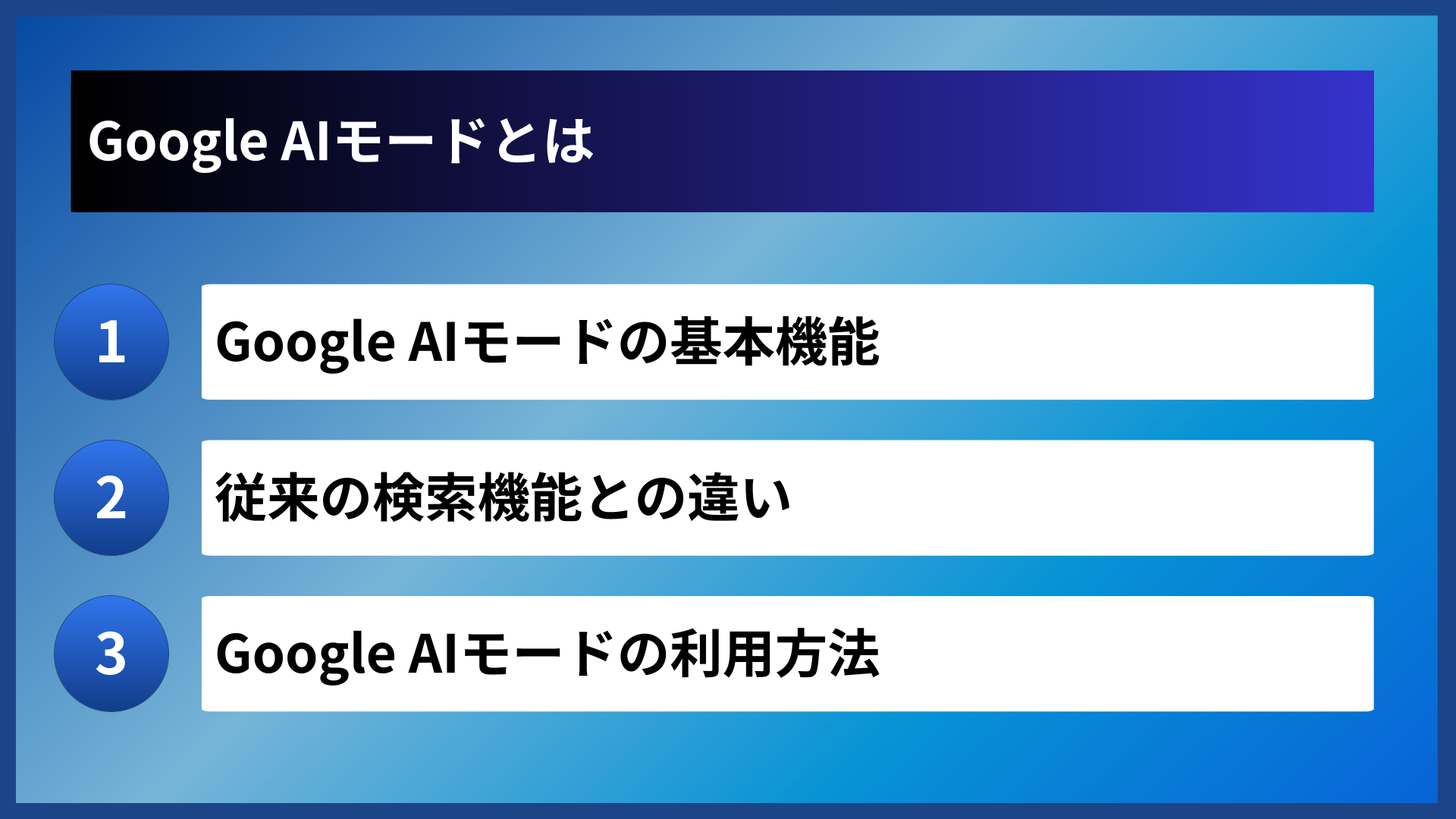 Google AIモードとは