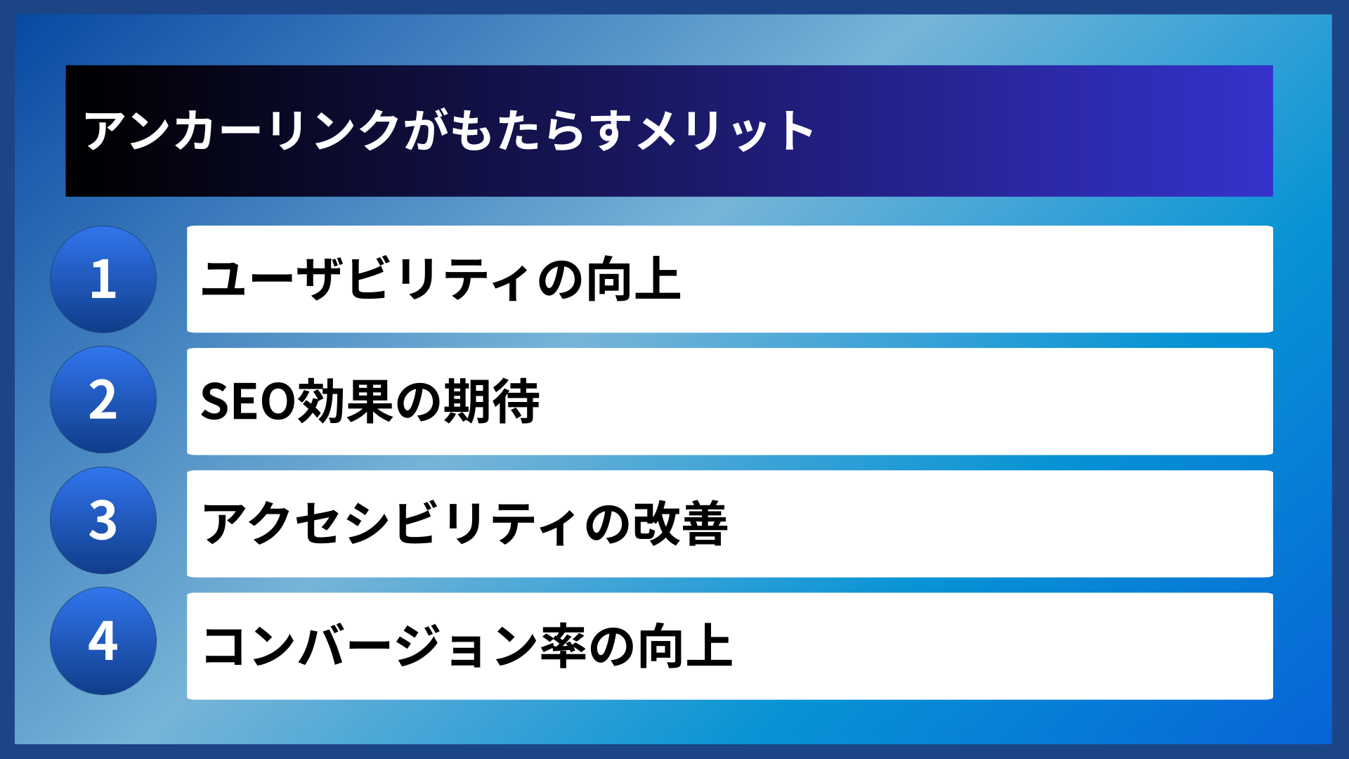 アンカーリンクがもたらすメリット