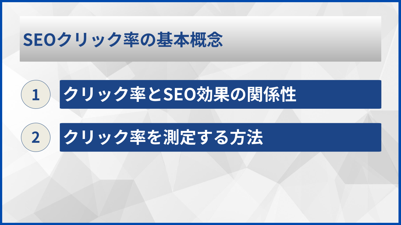 SEOクリック率の基本概念