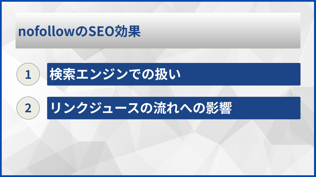 nofollowのSEO効果