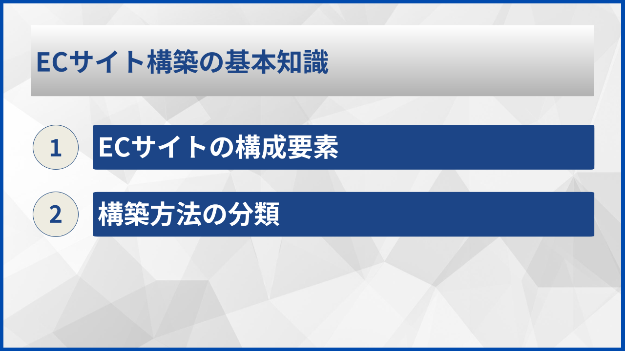 ECサイト構築の基本知識