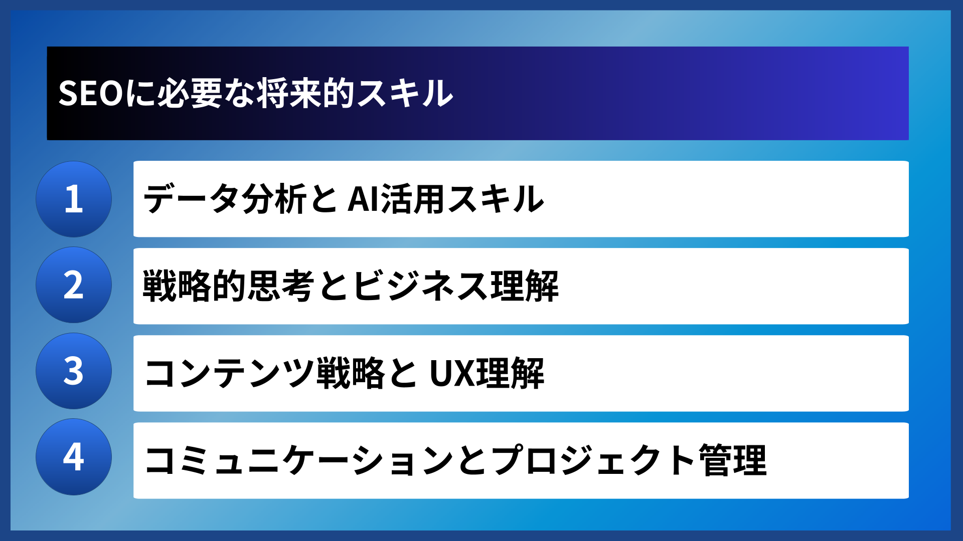 SEOに必要な将来的スキル