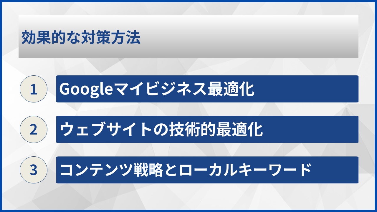 効果的な対策方法