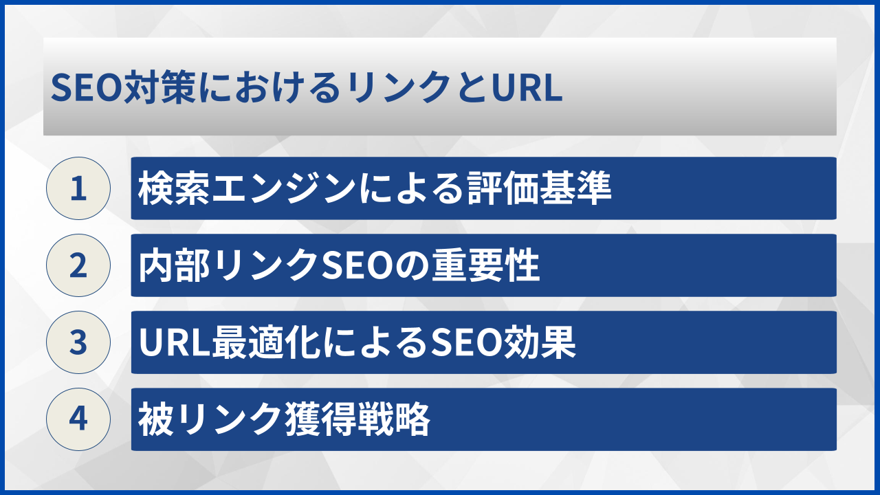 SEO対策におけるリンクとURL