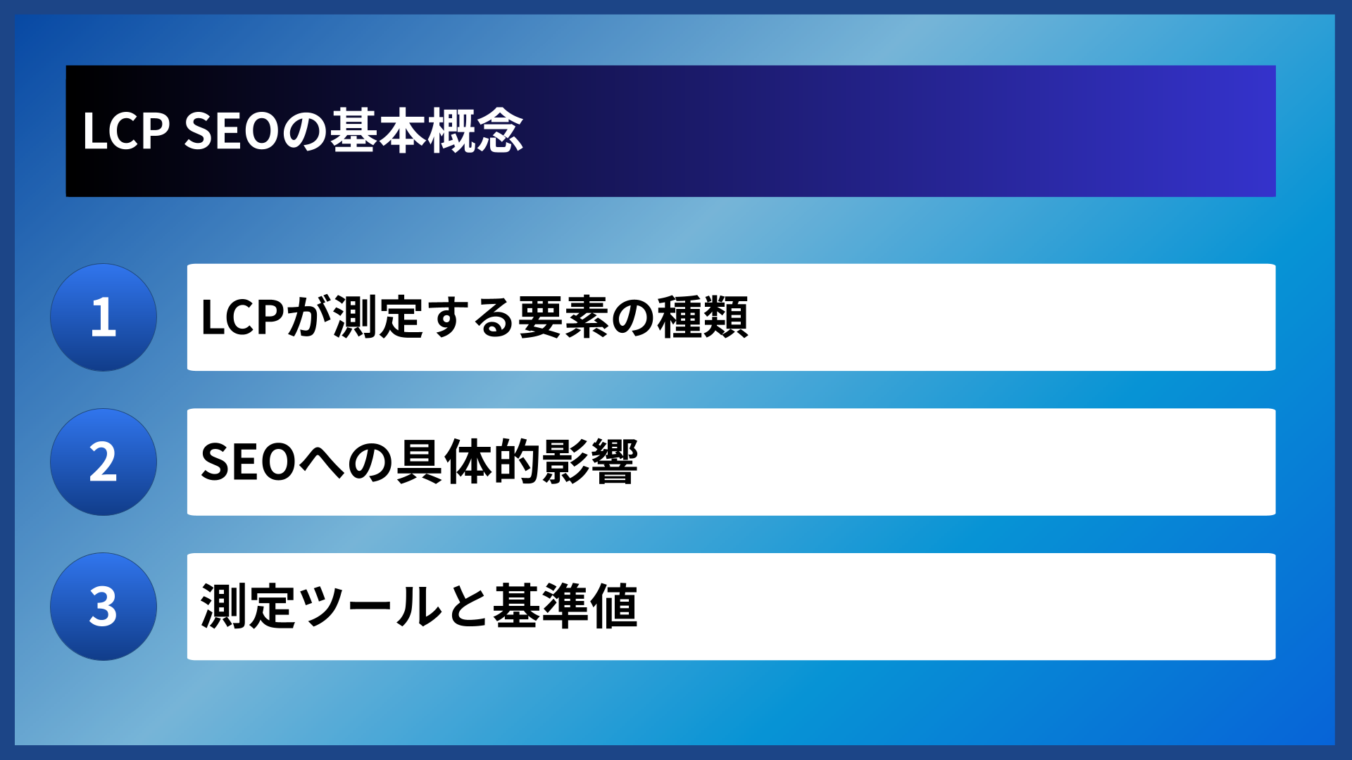 LCP SEOの基本概念