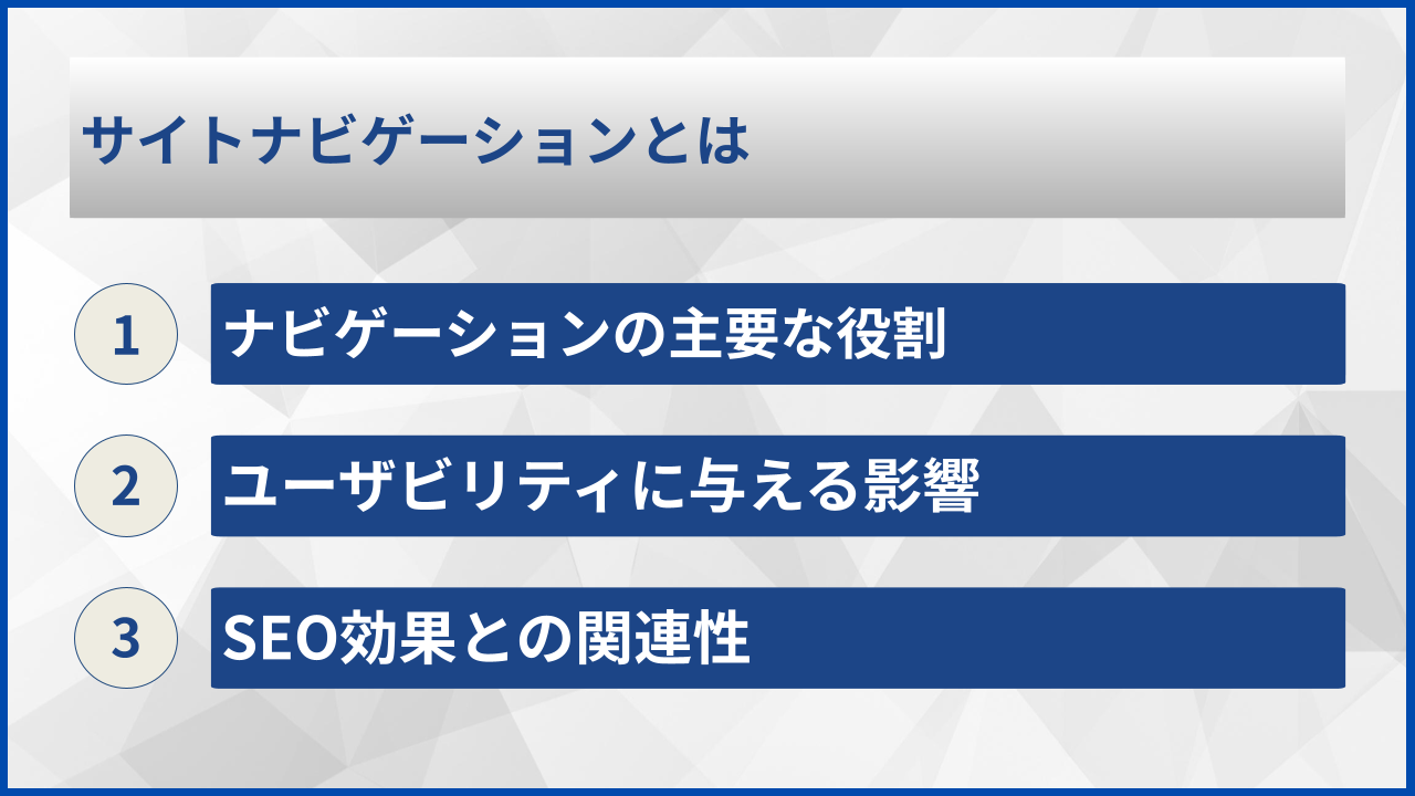 サイトナビゲーションとは