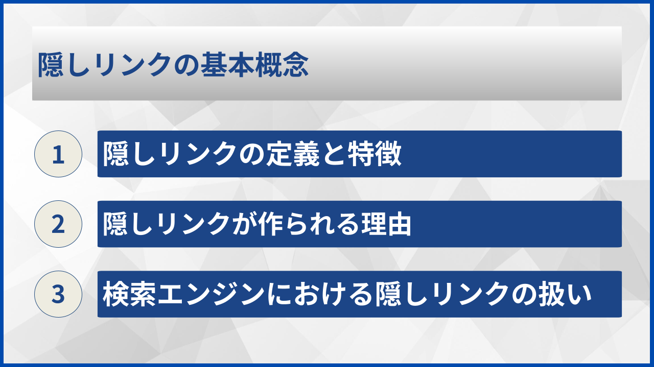 隠しリンクの基本概念