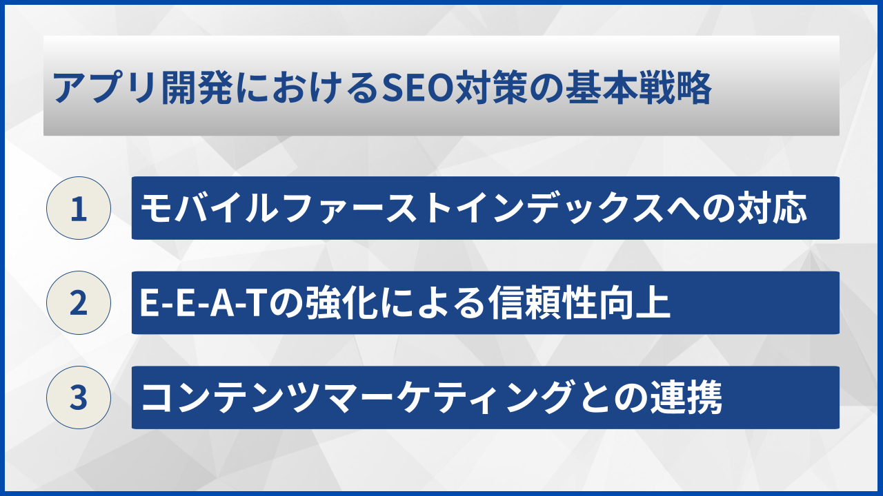 アプリ開発におけるSEO対策の基本戦略