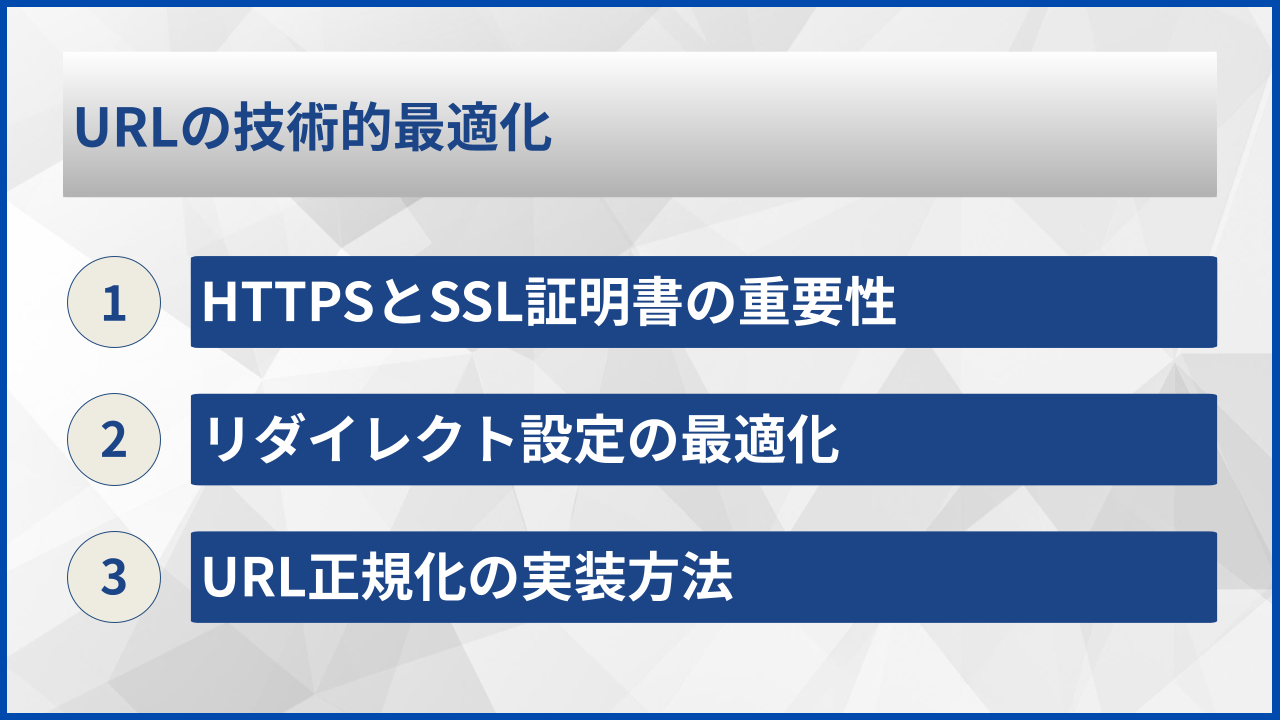 URLの技術的最適化