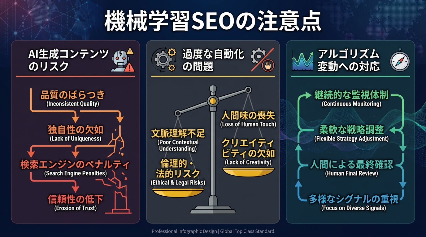 機械学習SEOの注意点