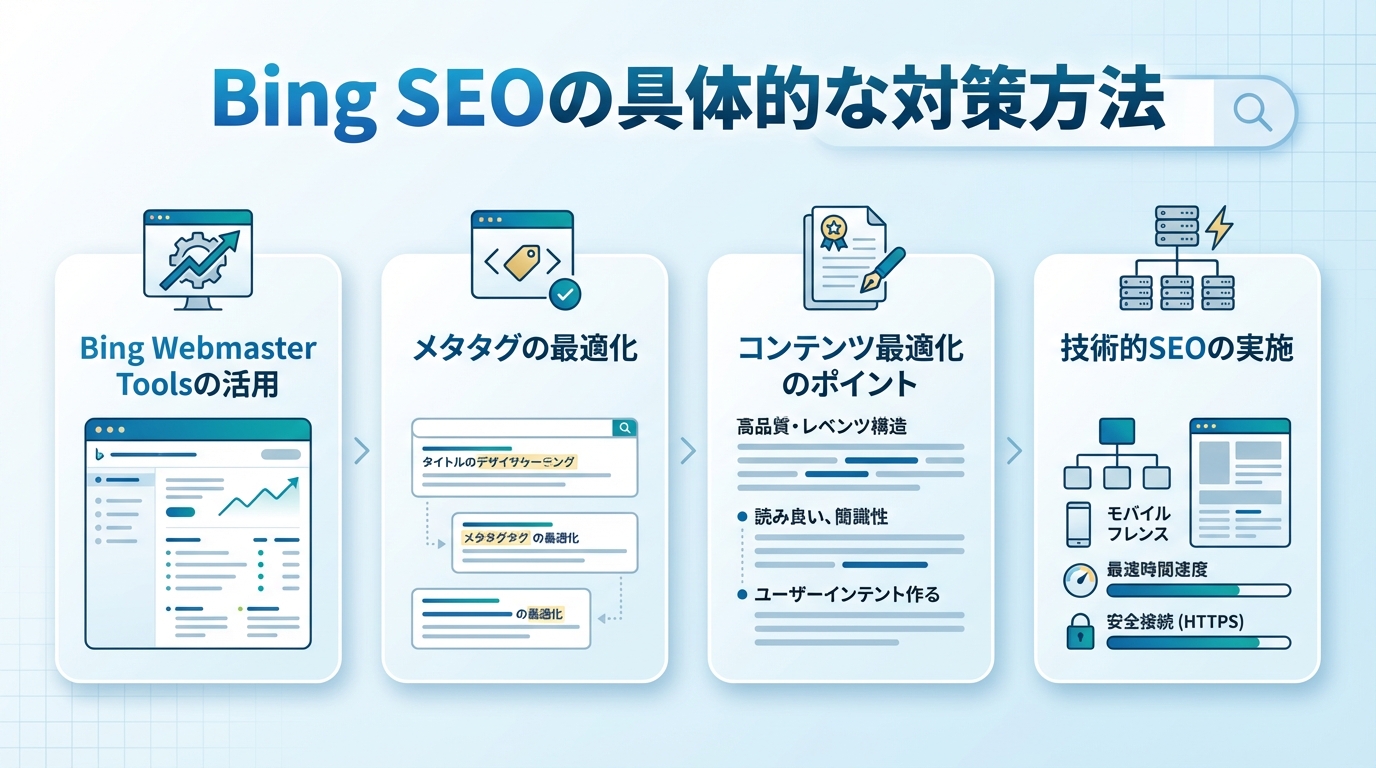 Bing SEOの具体的な対策方法