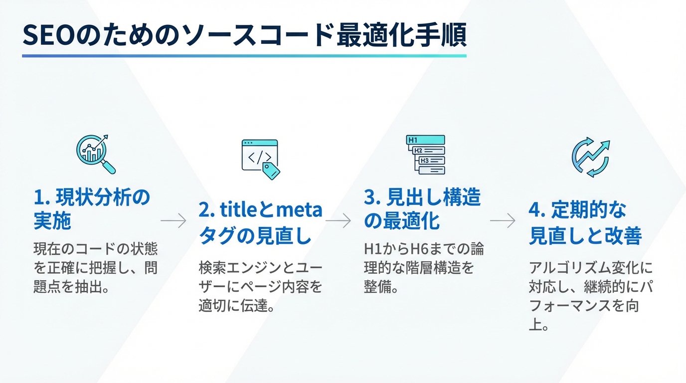 SEOのためのソースコード最適化手順