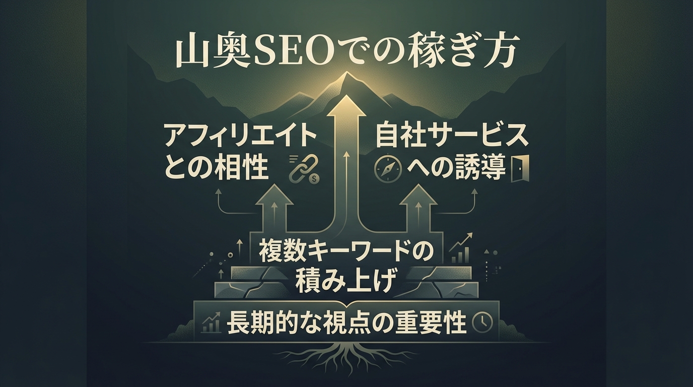 山奥SEOでの稼ぎ方