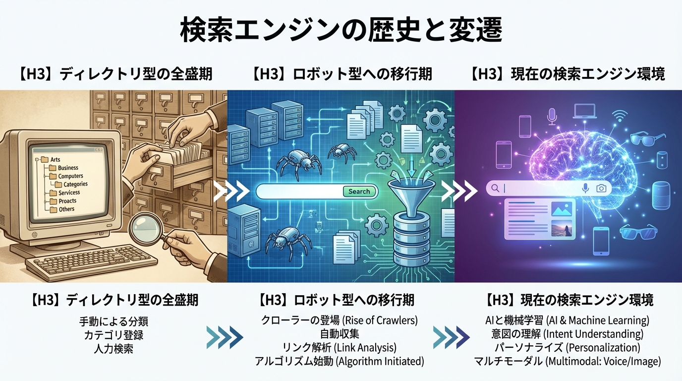 検索エンジンの歴史と変遷