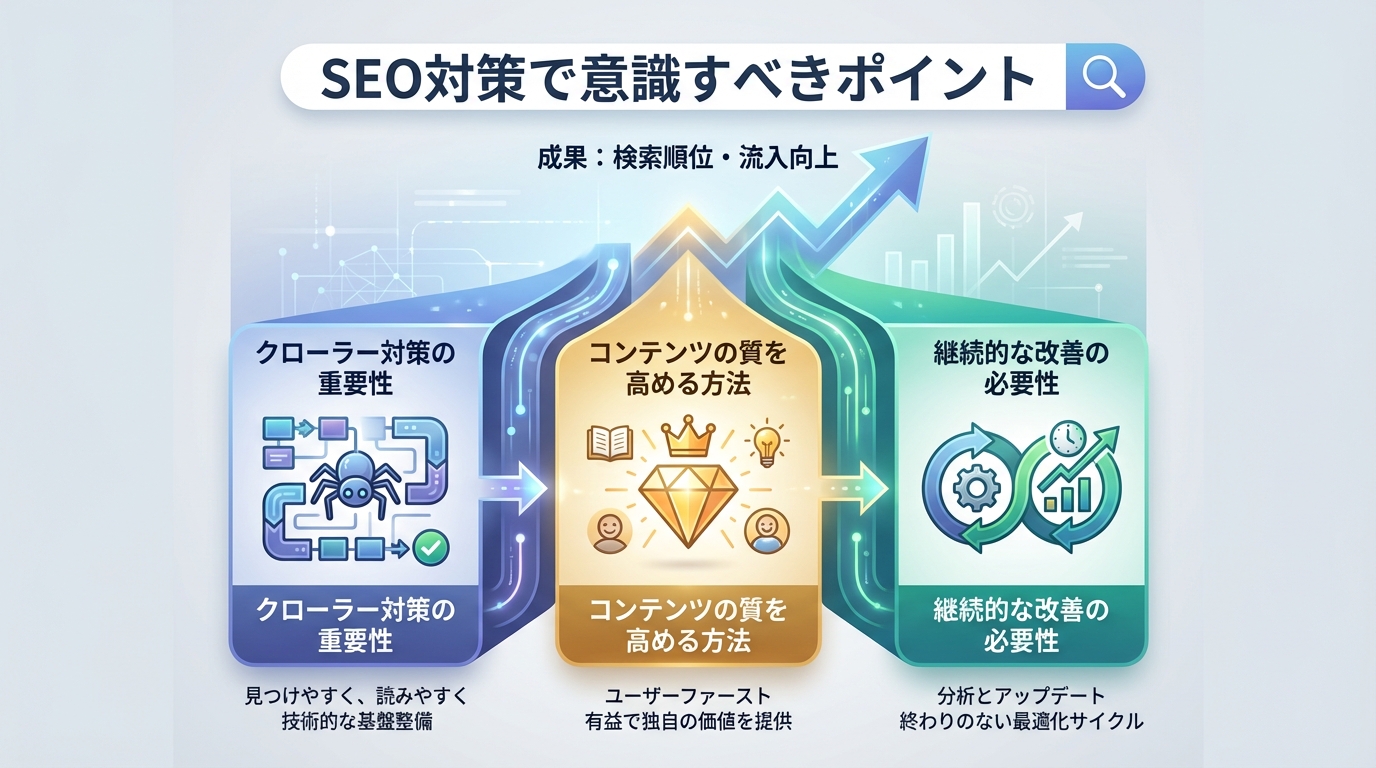 SEO対策で意識すべきポイント