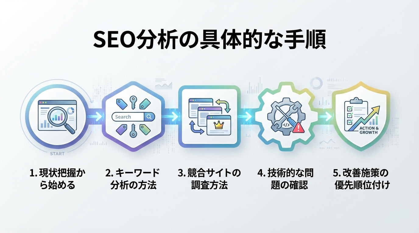 SEO分析の具体的な手順