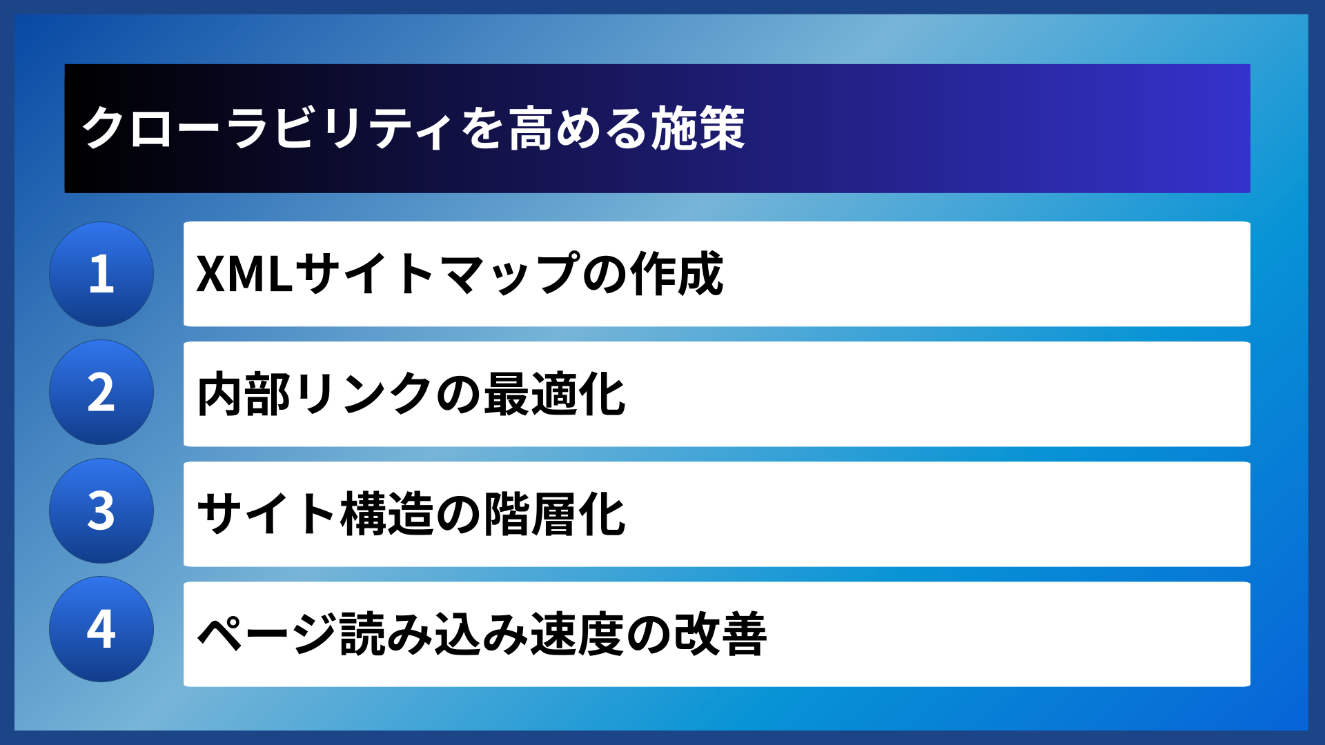 クローラビリティを高める施策