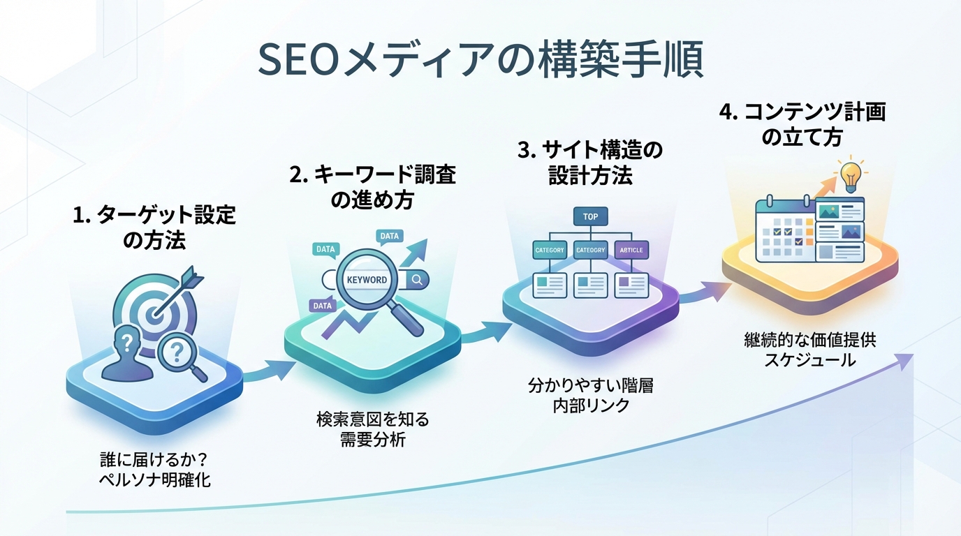 SEOメディアの構築手順