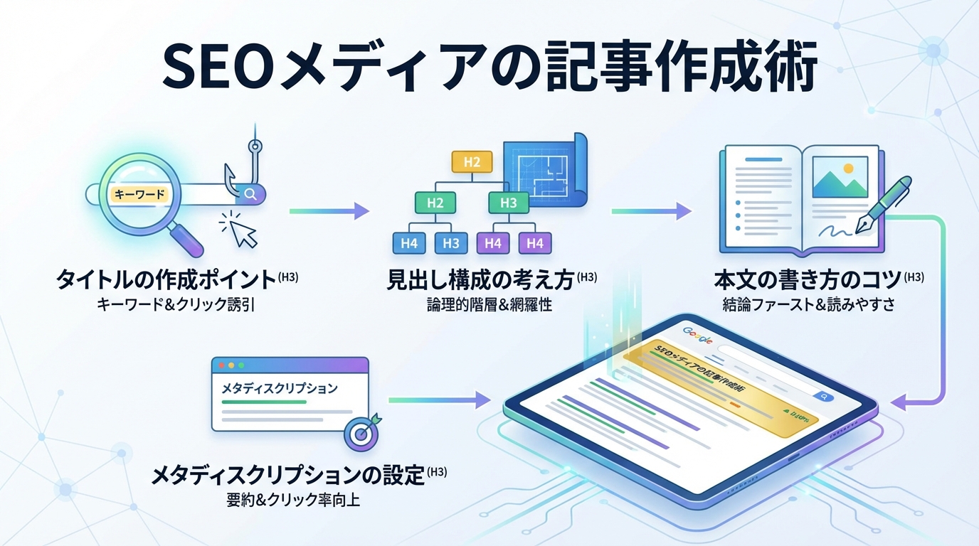 SEOメディアの記事作成術
