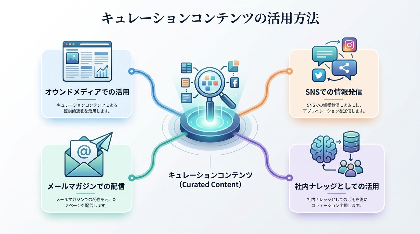 キュレーションコンテンツの活用方法