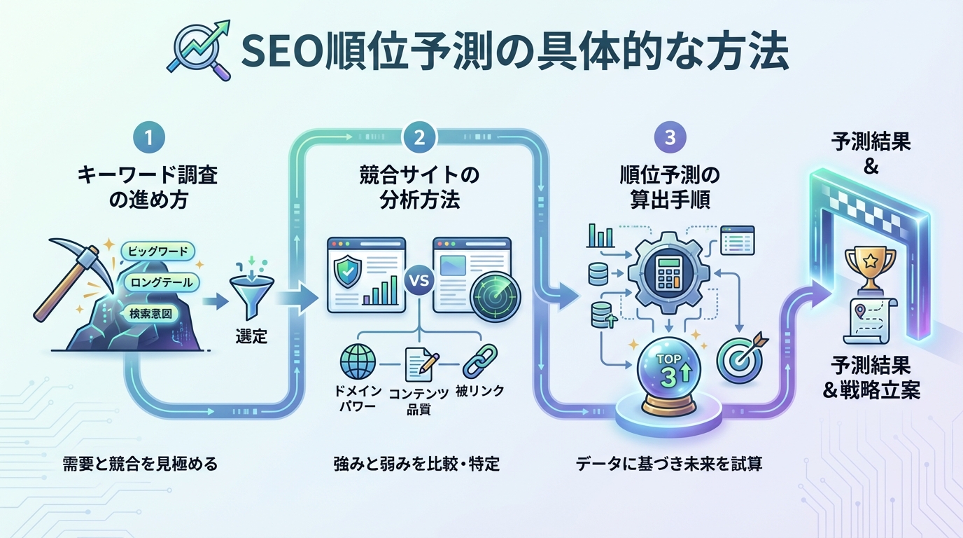 SEO順位予測の具体的な方法