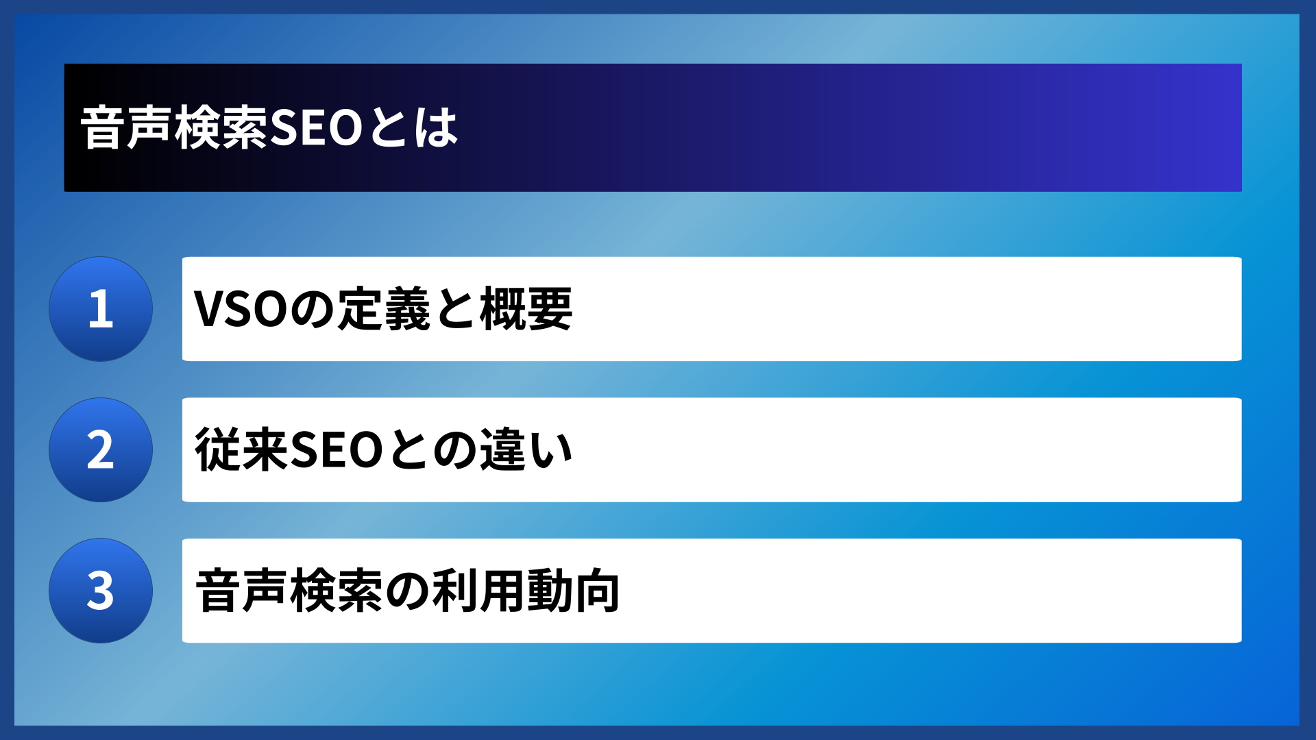 音声検索SEOとは