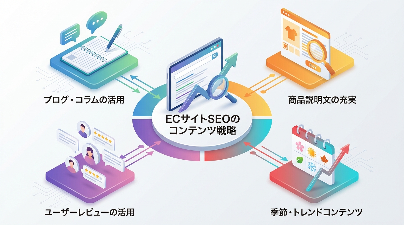 ECサイトSEOのコンテンツ戦略