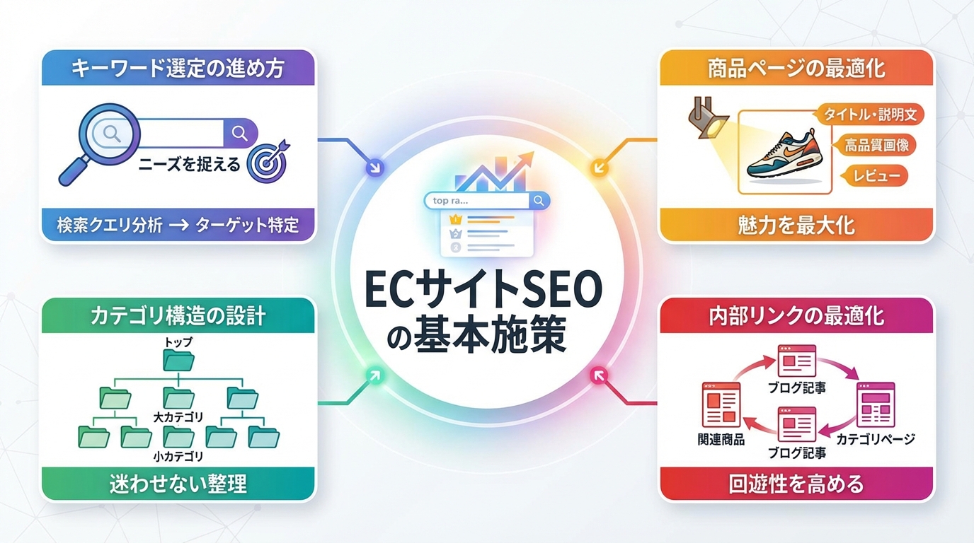 ECサイトSEOの基本施策