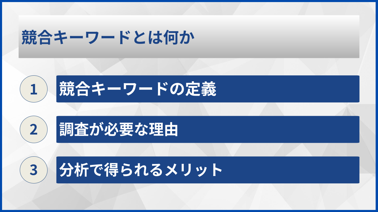 競合キーワードとは何か