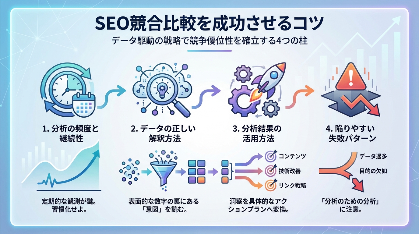 SEO競合比較を成功させるコツ