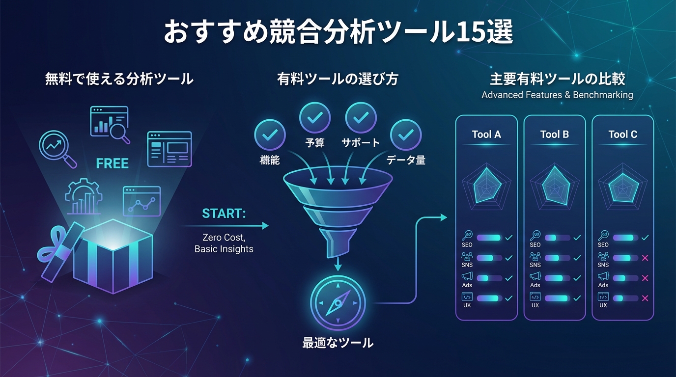 おすすめ競合分析ツール15選
